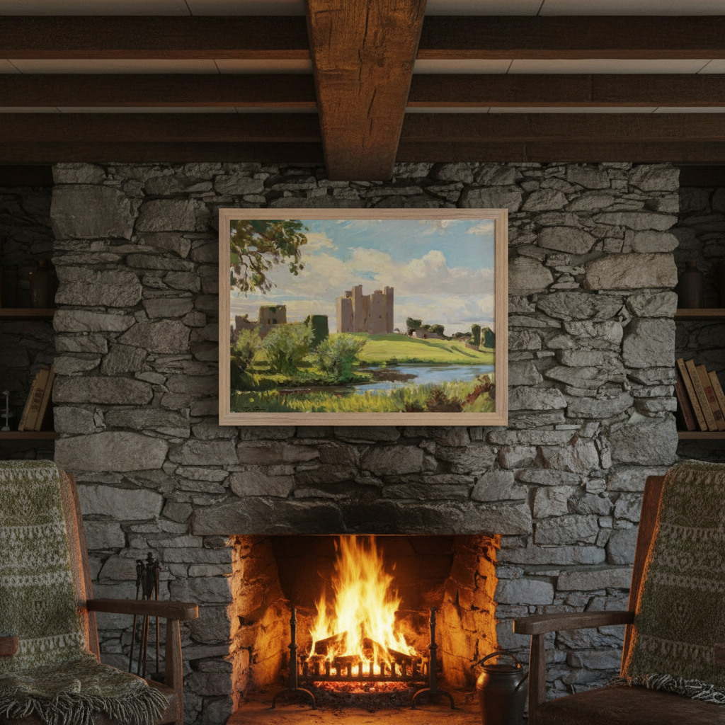 Trim Castle (1938) Dermod O’Brien Collector’s Edition Irish Art Print