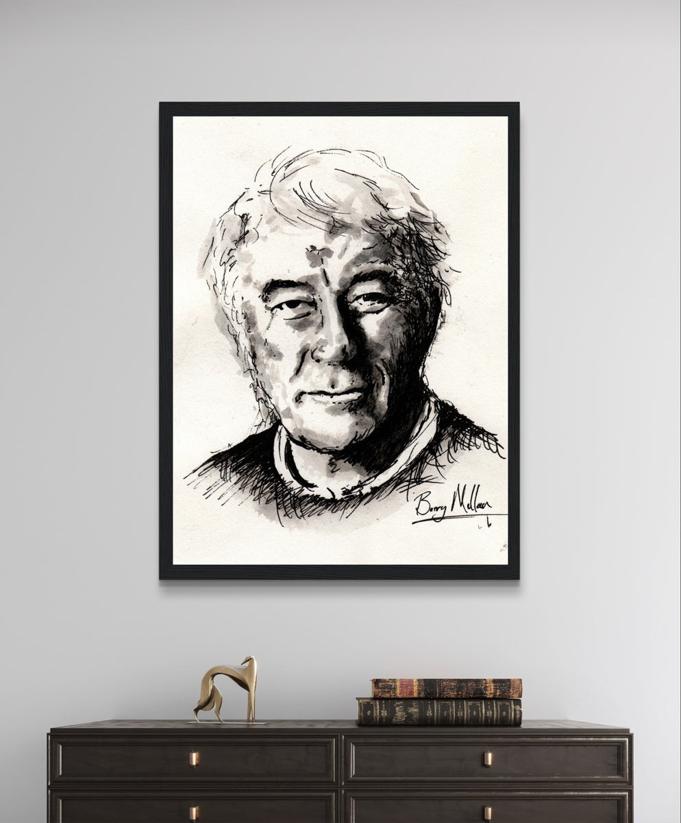 Seamus Heaney Framed Wall Art Print: "The Squat Pen" Buy Irish Art