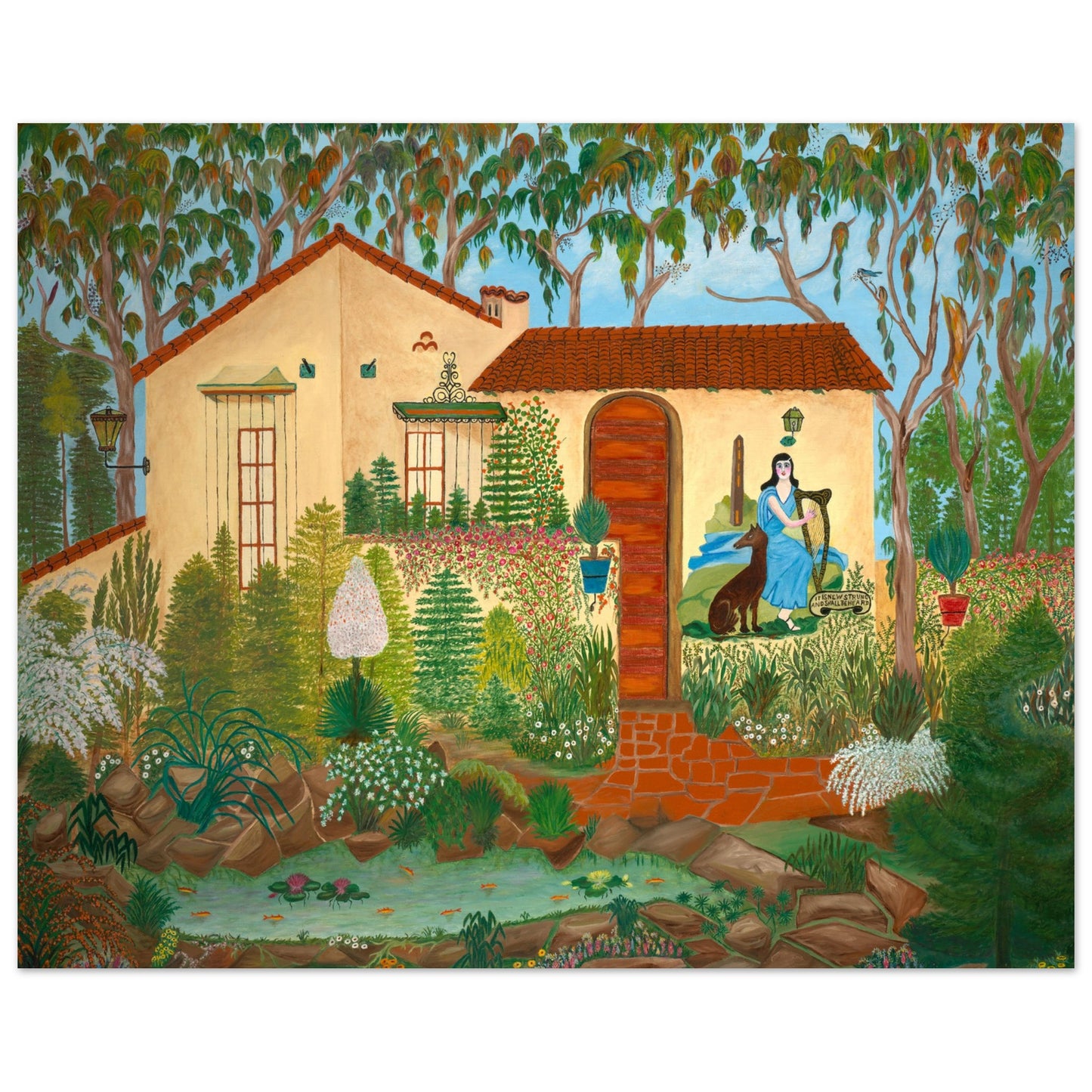 Irish Cottage by Artist Josephine Joy 40x50 cm / 16x20″ – detail view | Buy Irish Art