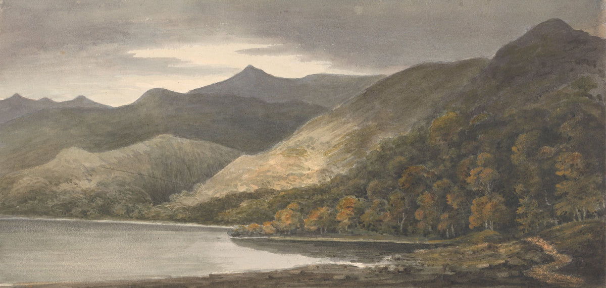 Killarney, a panoramic watercolour by Isaac Weld, around 1807