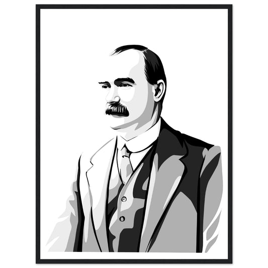 James Connolly Framed Art Print – framed print close-up | Buy Irish Art