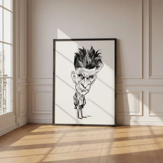 Samuel Beckett (1969) by Edmund Siegfried Valtman - Fine Art Print (view 2)