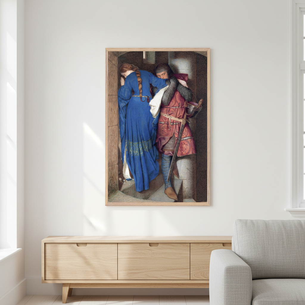The Meeting on the Turret Stairs – Frederic William Burton – Buy