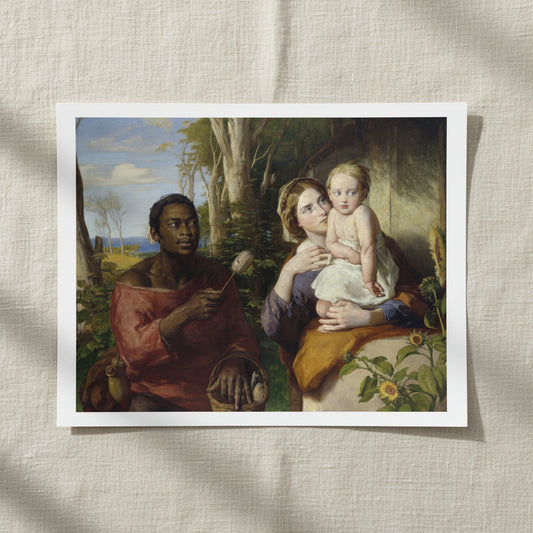 The Toy-Seller – William Mulready Archival Irish Art Print 40×50 cm unframed archival print.