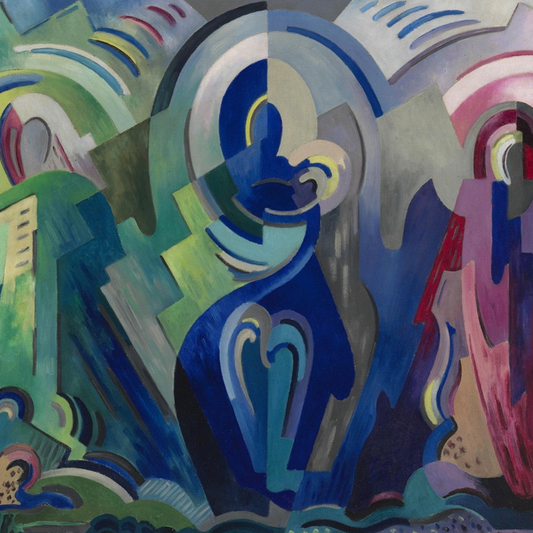 La Vierge d'Éire par l'artiste irlandais Mainie Jellett Impression artistique