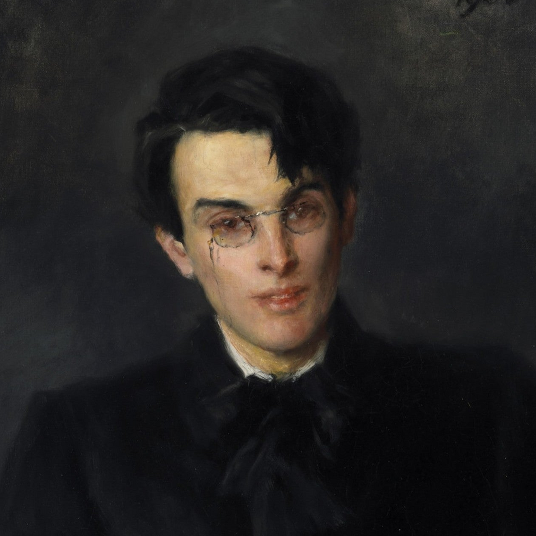 Portrait of W. B. Yeats by his father John Butler Yeats, 1900