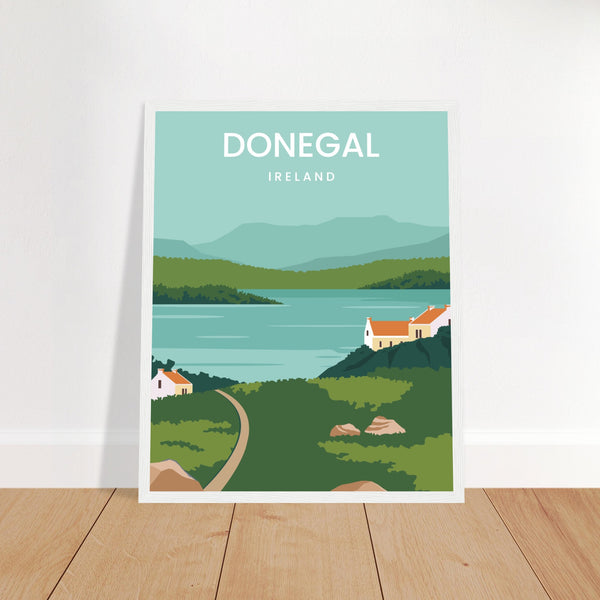 Donegal Irland Reiseplakat