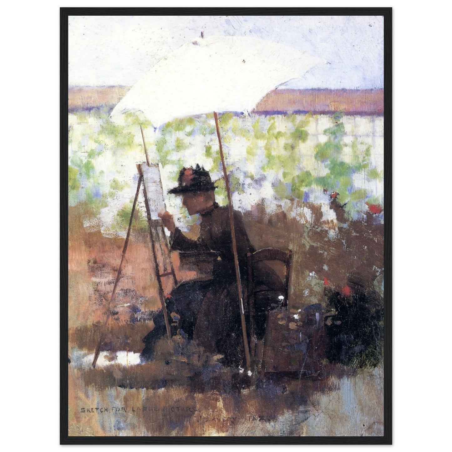 Sketch for 'A Pupil of Mine' (1883) – Sir John Lavery (view 8)