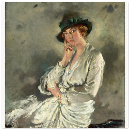 Mrs Charles S. Carstairs by William Orpen art print – main artwork view | Buy Irish Art