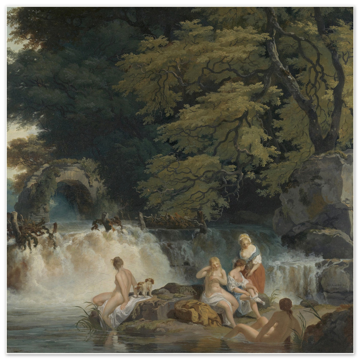 Nymphs Bathing – Salmon Leap at Leixlip (1783) (view 15)