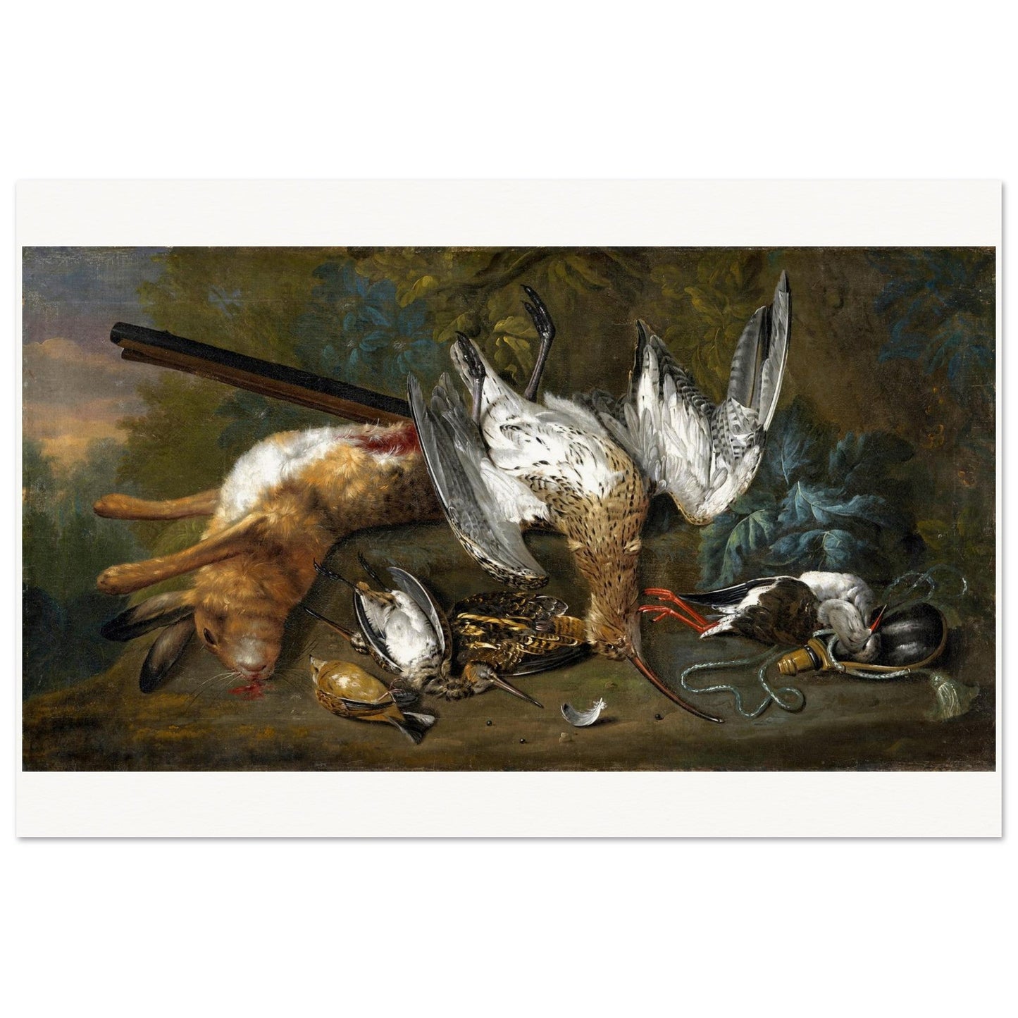 Dead Game 1730 by Charles Collins – Irish art print from the National Gallery of Ireland | Buy Irish Art