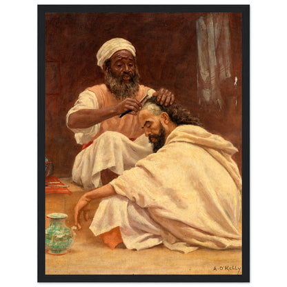 A Barber, Morocco - Aloysius O'Kelly Art Print (view 21)