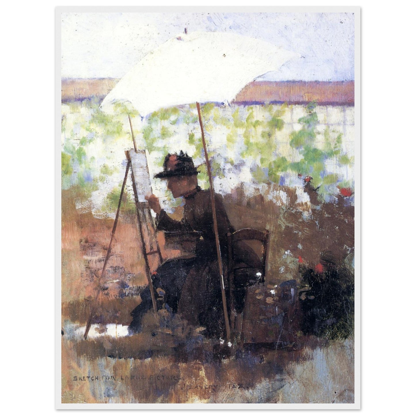 Sketch for 'A Pupil of Mine' (1883) – Sir John Lavery (view 6)