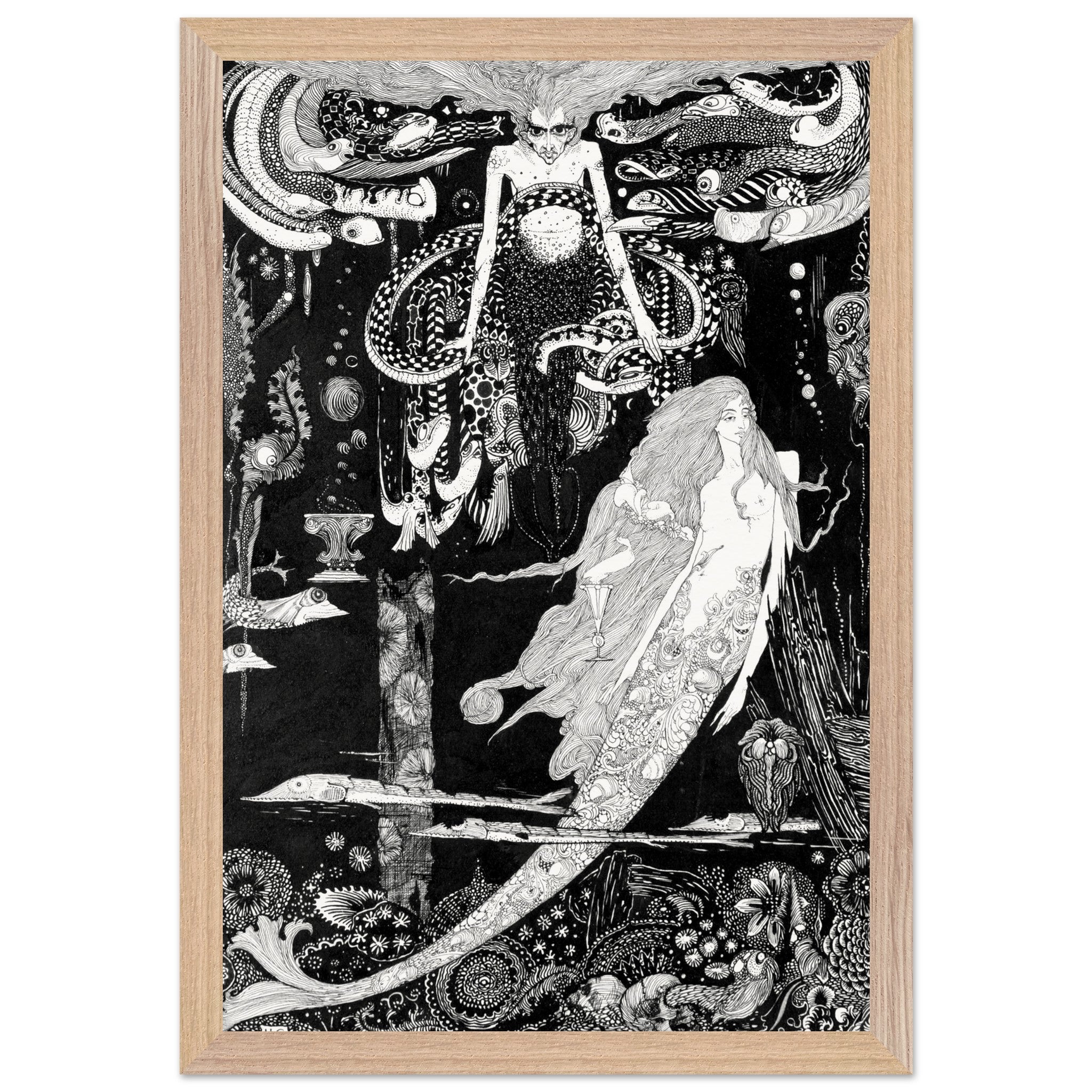 The Little Sea Maid (1916) – Harry Clarke | Andersen Fairy Tales