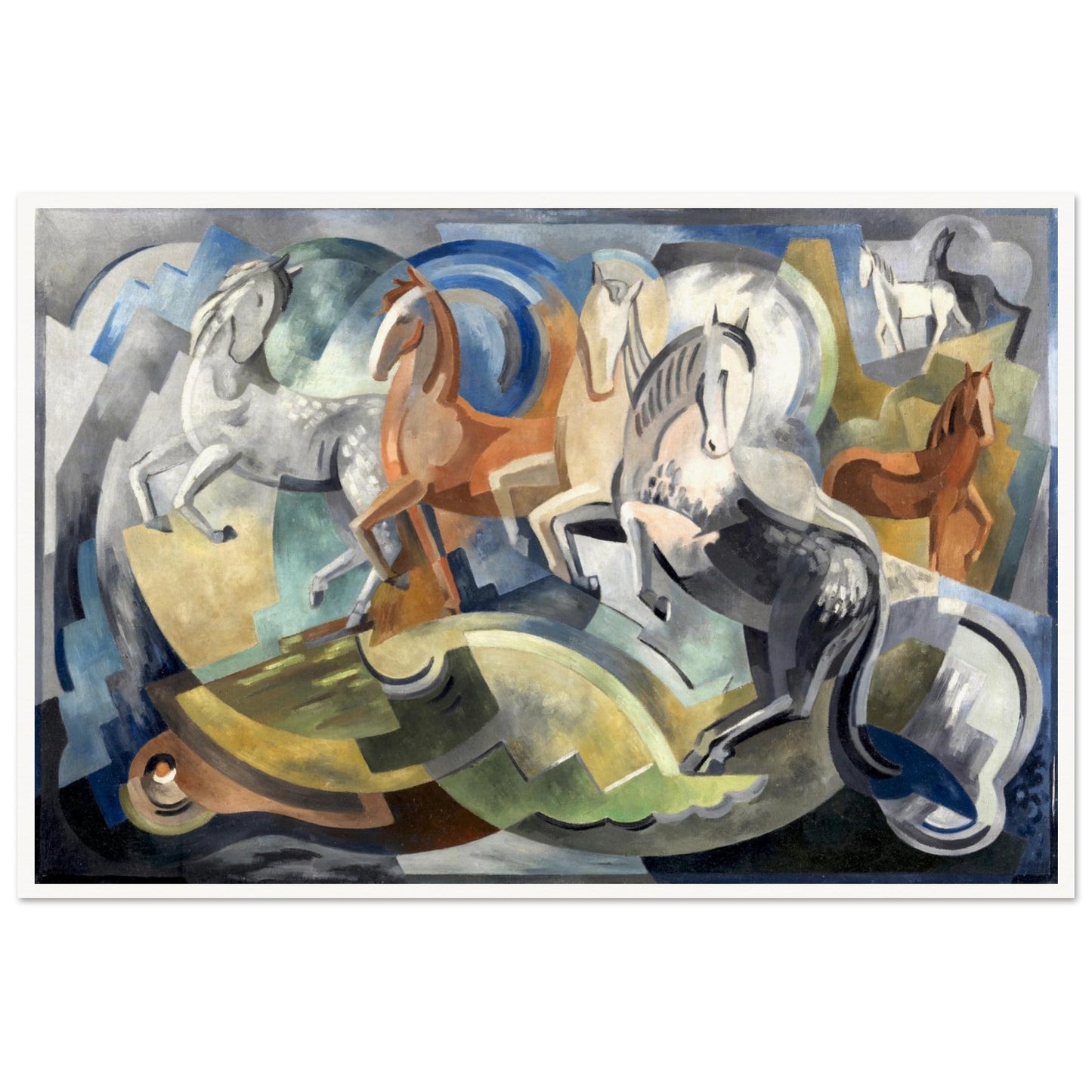 Achill Horses by Mainie Jellett (view 21)