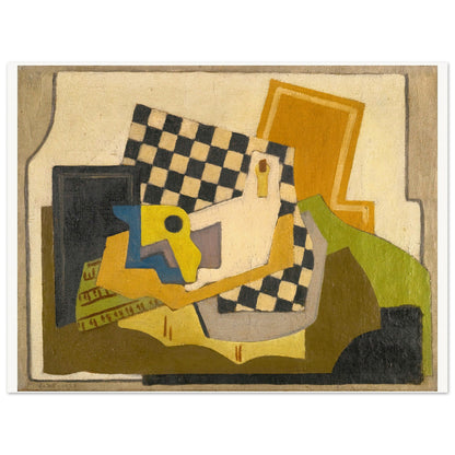 Composition (Chessboard) by Mainie Jellett - unframed print, 30x40 cm