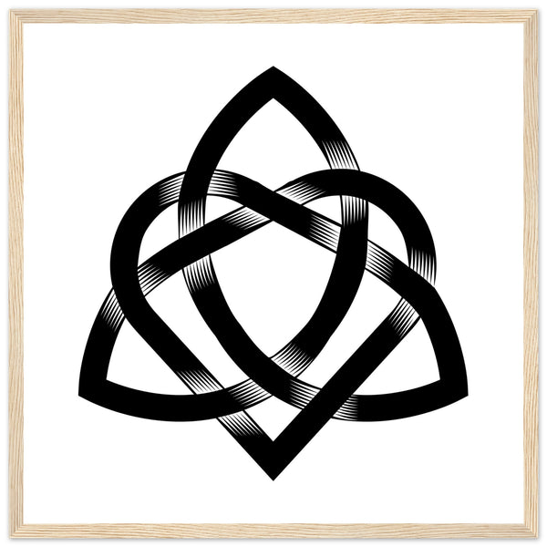 Keltischer Herzknoten Kunstdruck