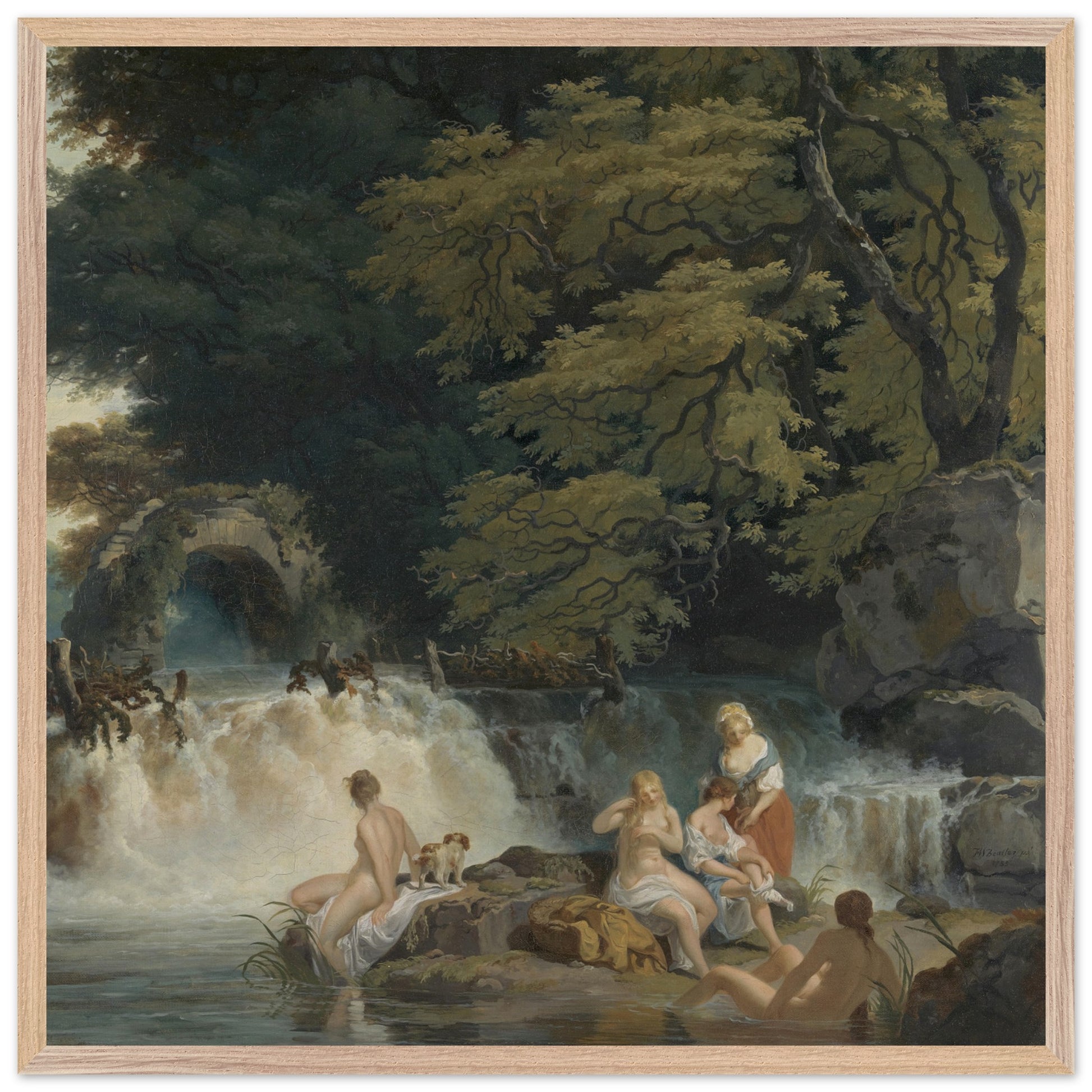 Nymphs Bathing – Salmon Leap at Leixlip (1783) (view 12)
