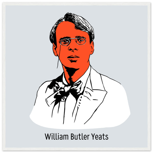 Gerahmter Druck von William Butler Yeats