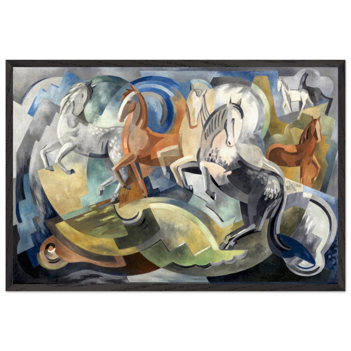 Achill Horses by Mainie Jellett (view 23)