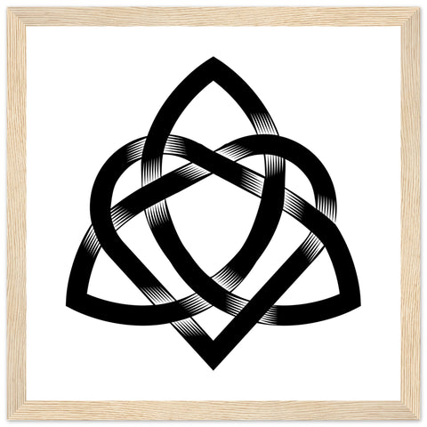 Keltischer Herzknoten Kunstdruck
