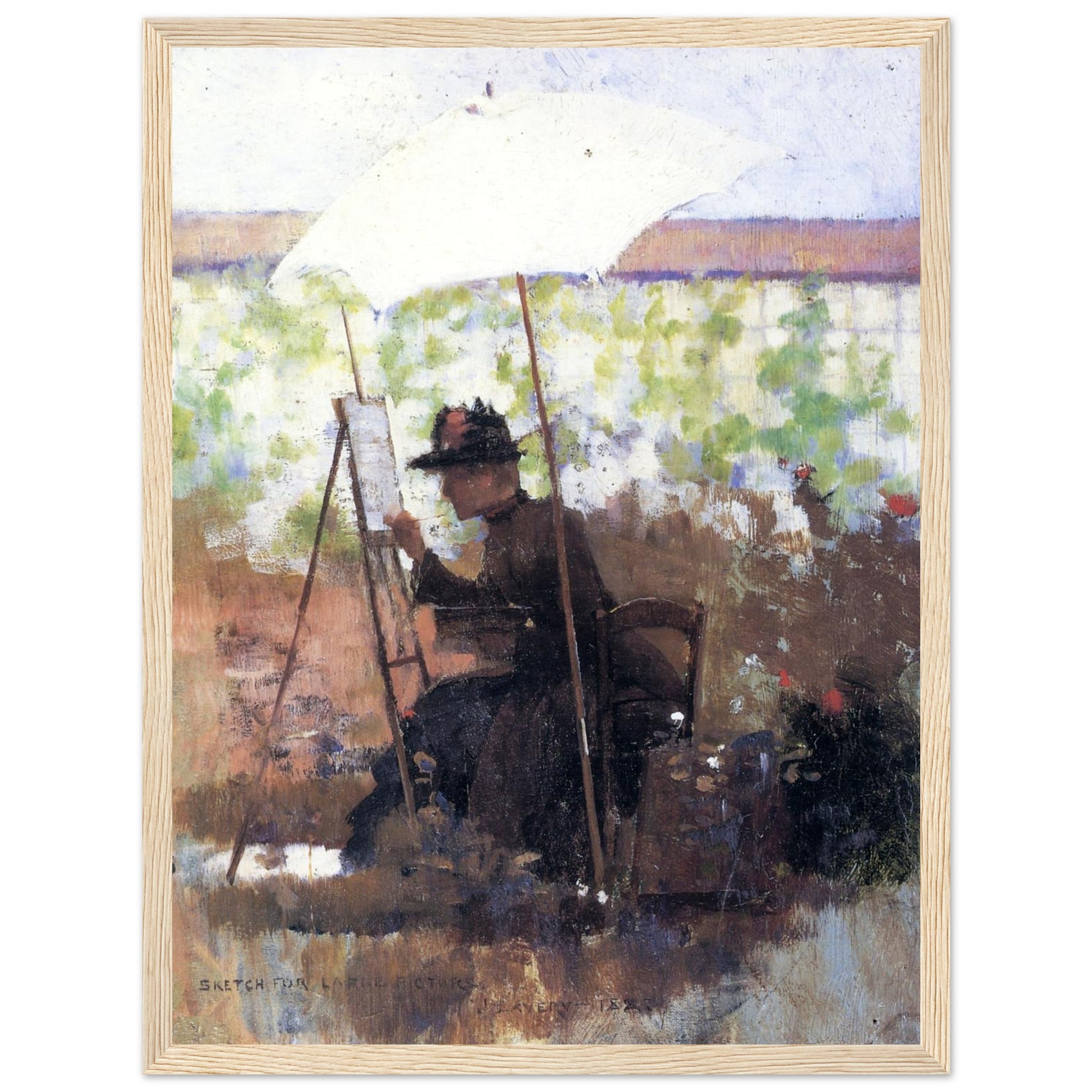 Sketch for 'A Pupil of Mine' (1883) – Sir John Lavery (view 4)