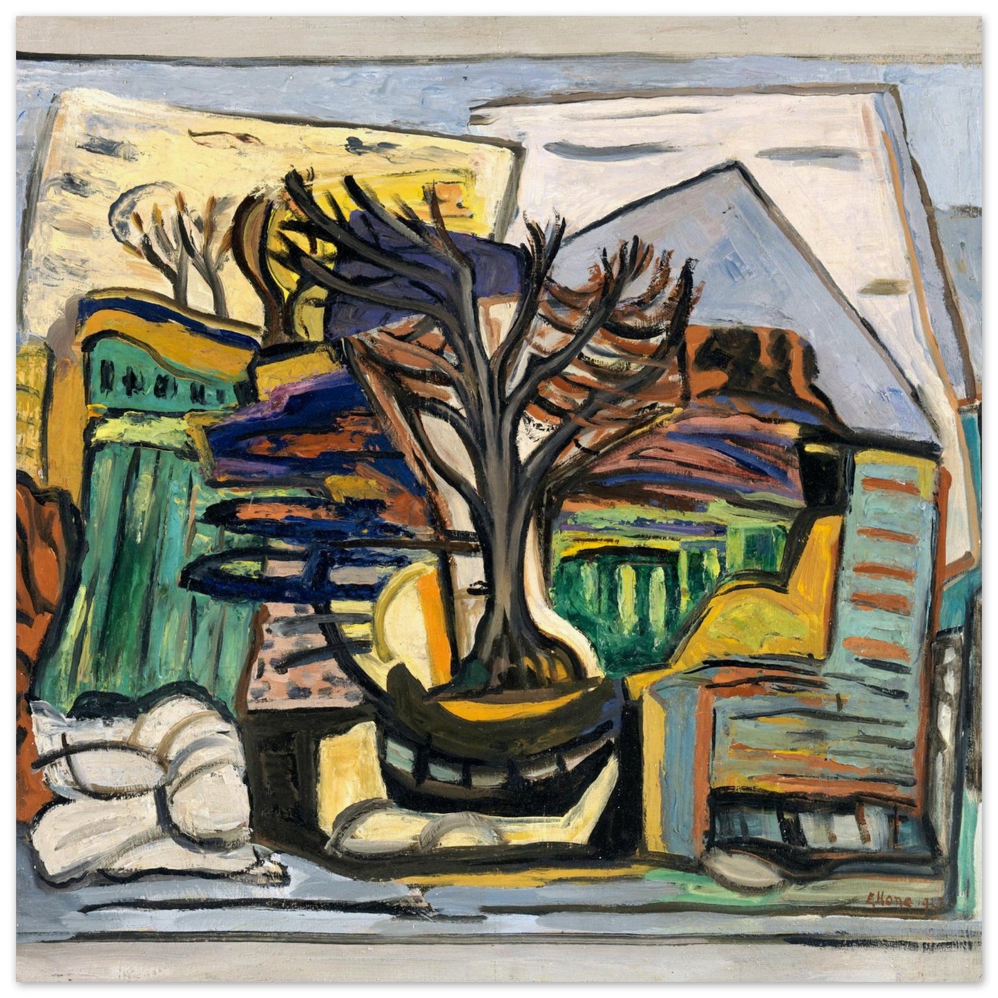 Evie Hone A Landscape with a Tree (1943) | Collector Print – view 8 | Buy Irish Art