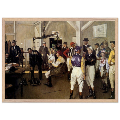 The Weighing Room, Hurst Park (1924) – Sir John Lavery (view 9)