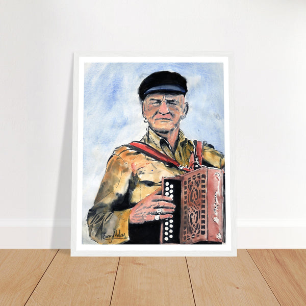 Patsy Dan Rogers Framed Art Print King of Tory Island