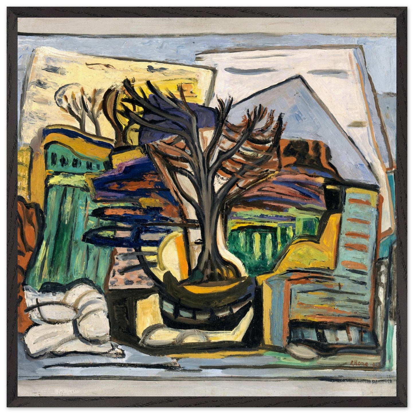 Evie Hone A Landscape with a Tree (1943) | Collector Print – view 12 | Buy Irish Art