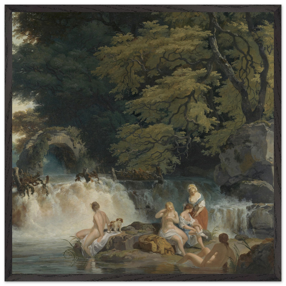 Nymphs Bathing – Salmon Leap at Leixlip (1783) (view 11)