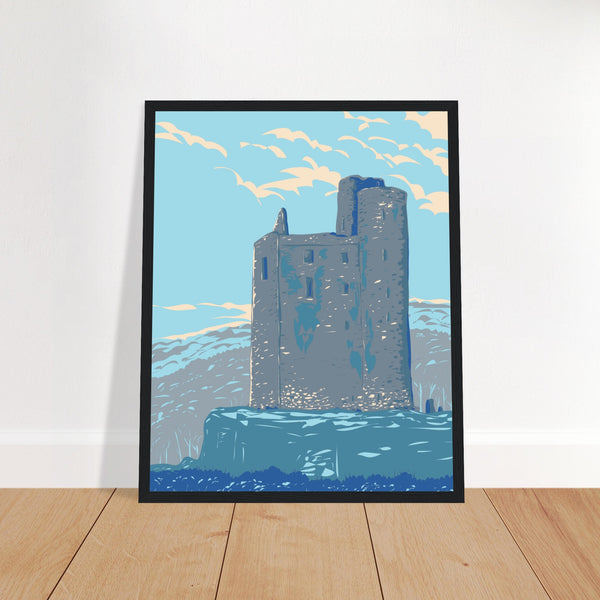 Ballinalacken Castle County Clare Kunstdruck 