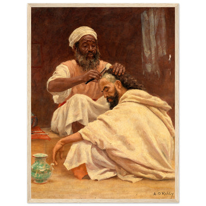 A Barber, Morocco - Aloysius O'Kelly Art Print (view 15)