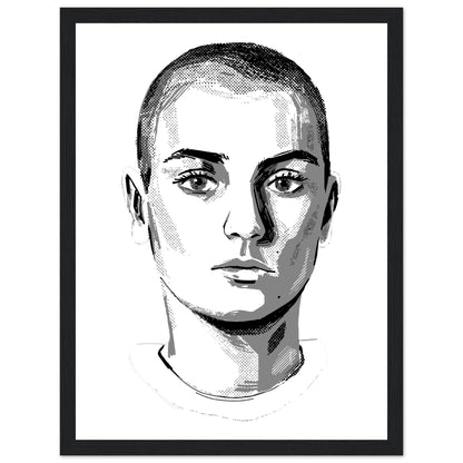 Sinead O'Connor Framed Wall Art Print – Irish wall art print | Buy Irish Art