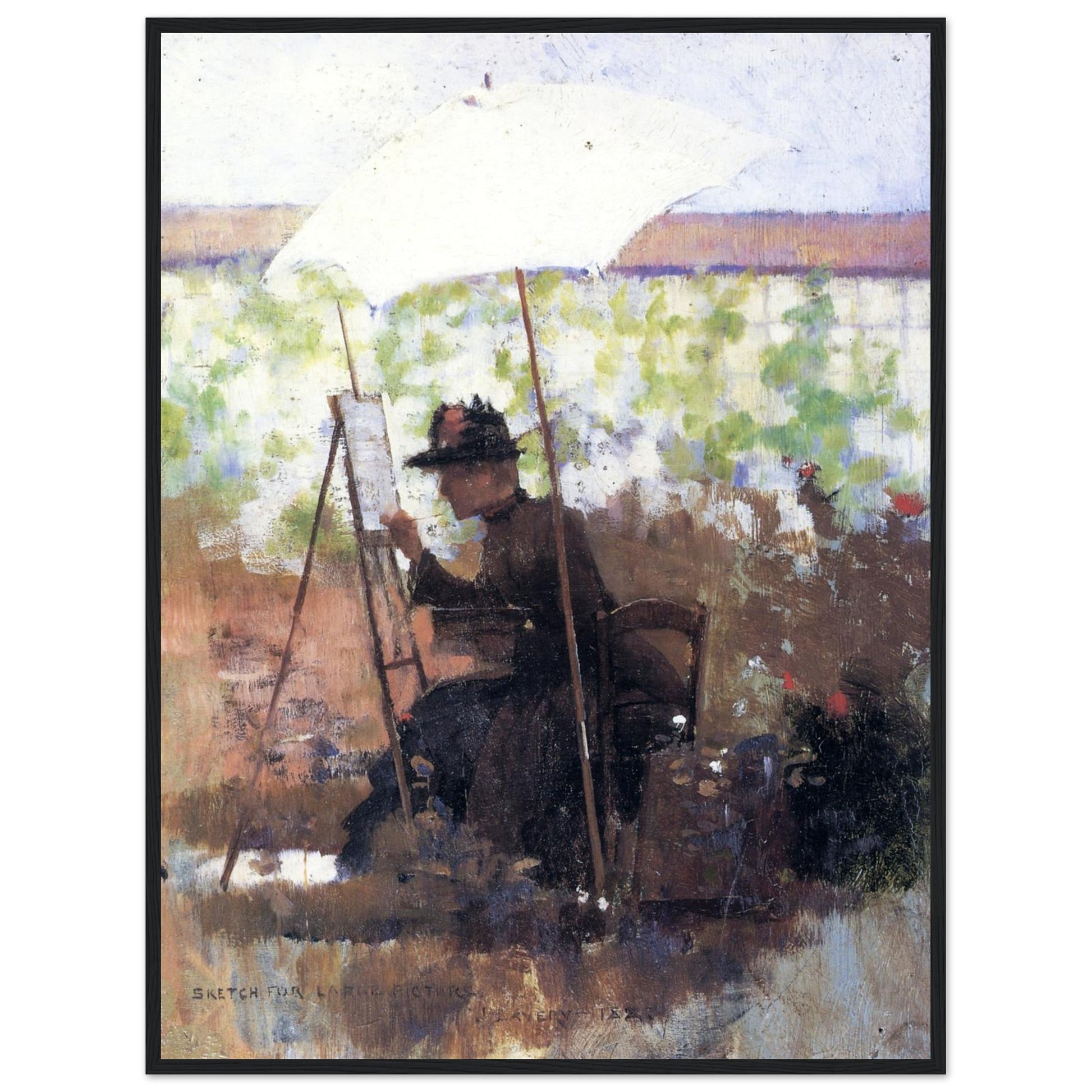 Sketch for 'A Pupil of Mine' (1883) – Sir John Lavery (view 5)