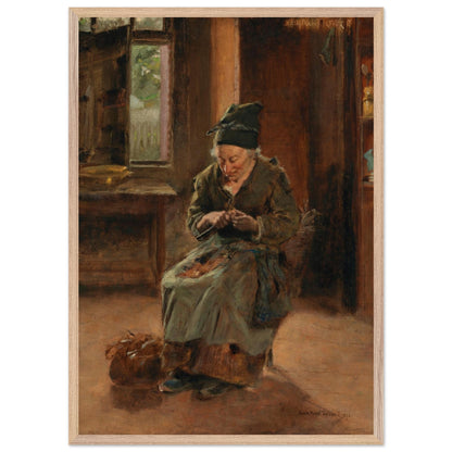 An Interior of a Breton Cottage by Irish Artist Helen Mabel Trevor – view 9 | Buy Irish Art