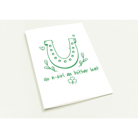 Good Luck Horse Shoe Pack of 10 Greeting Cards