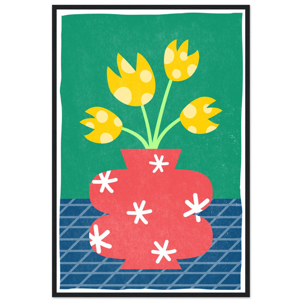 Illustrated Flower Art Print