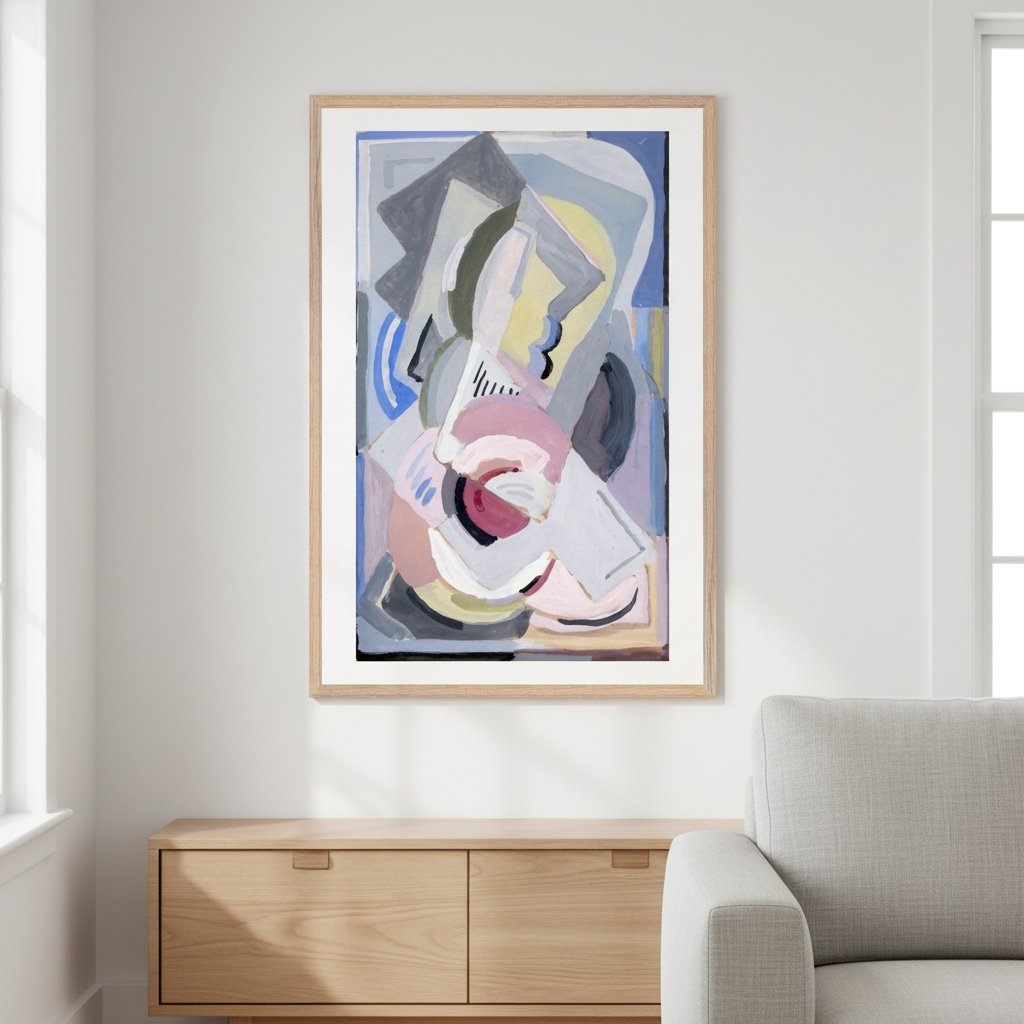 Abstract by Mainie Jellett – Irish Modernist Art Print | Framed & Unframed