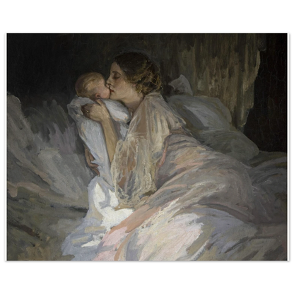 The Mother (1909) by Sir John Lavery, unframed art print, 20x25 cm