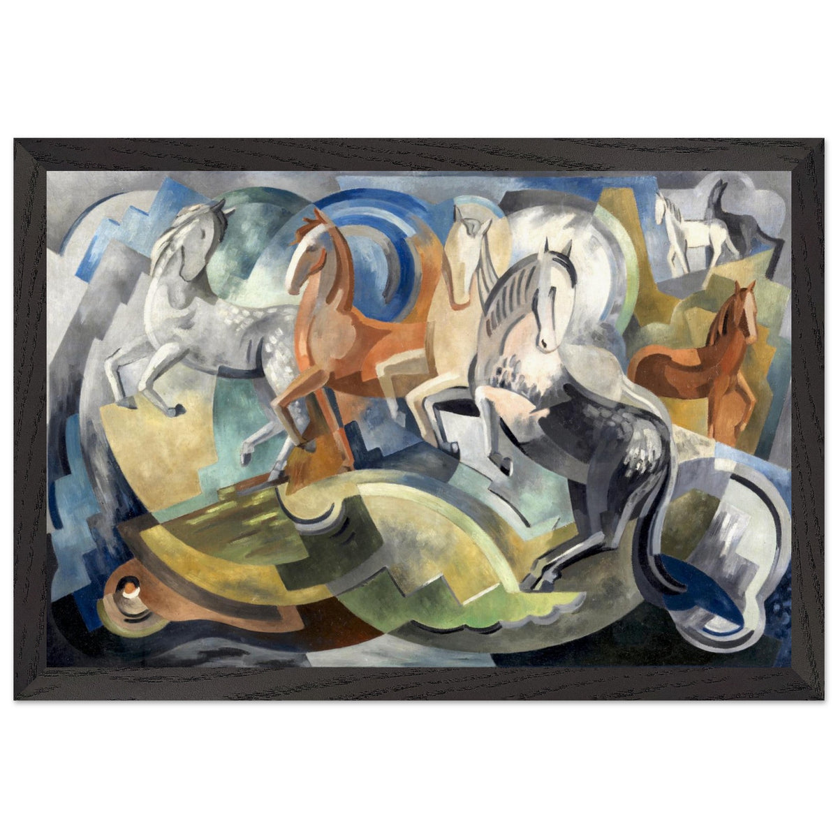 Achill Horses by Mainie Jellett (view 13)