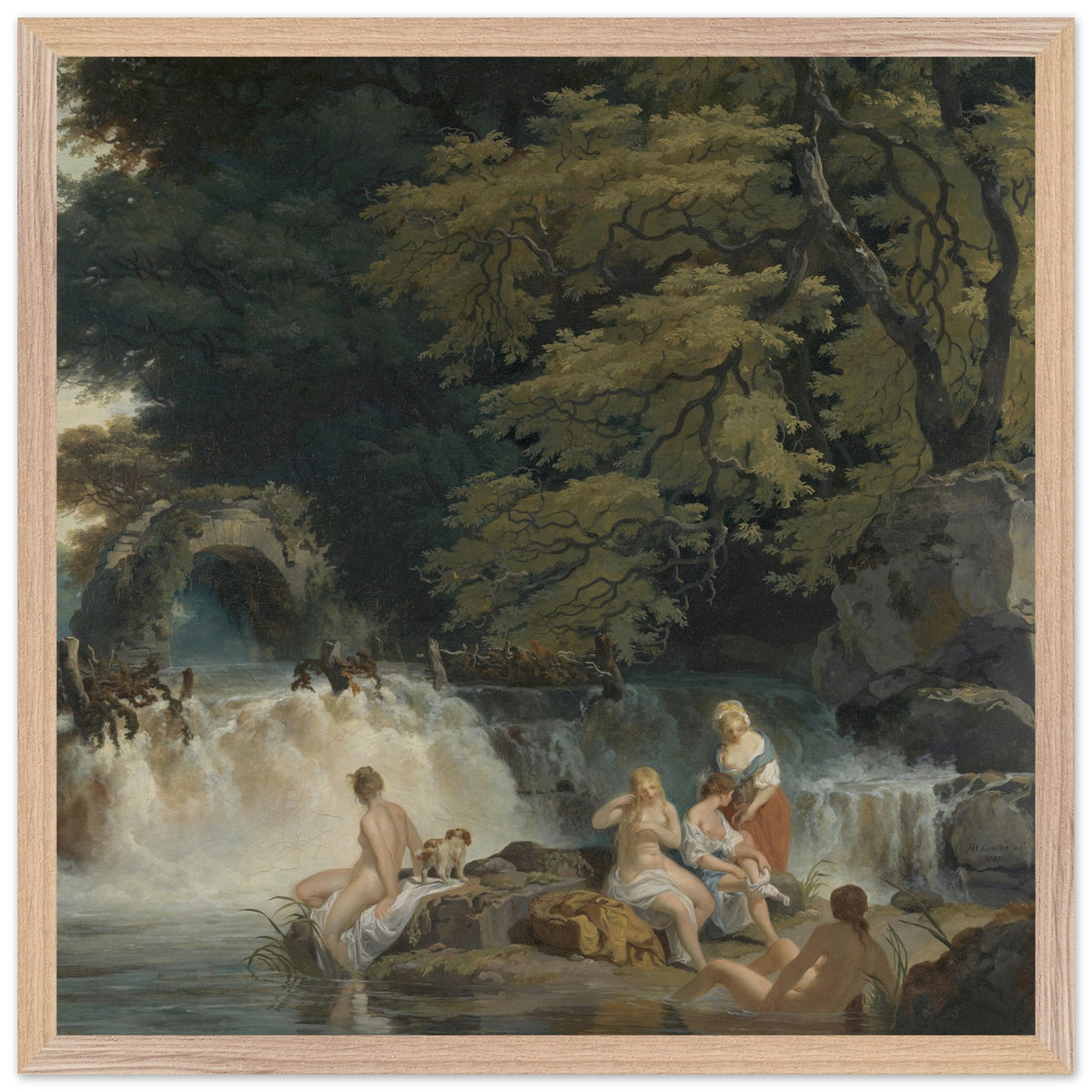 Nymphs Bathing – Salmon Leap at Leixlip (1783) (view 9)