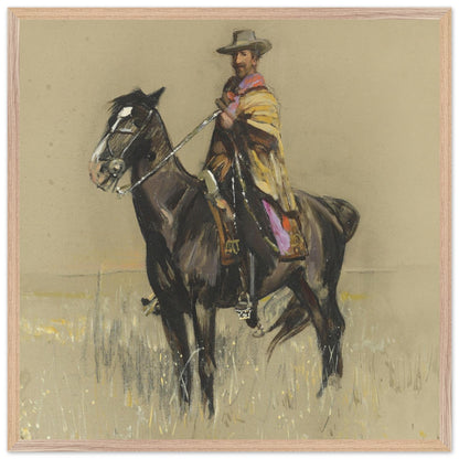 R.B. Cunninghame Graham on ‘Pampa’, By Irish Artist Sir John Lavery Art Print – view 15 | Buy Irish Art