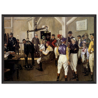 The Weighing Room, Hurst Park (1924) – Sir John Lavery (view 5)
