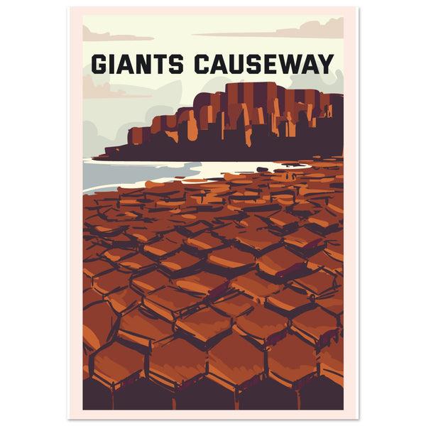 Gaints Causeway Travel Print