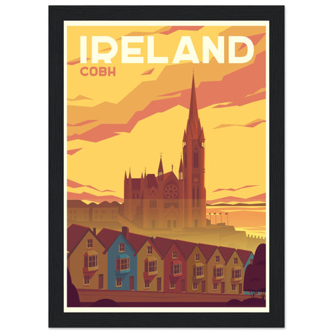 Cobh Cork Travel Framed Poster