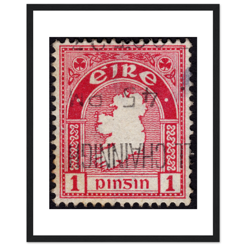 Irish Postage Stamp Print