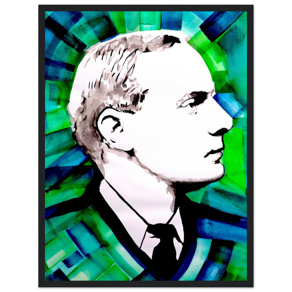 Immerse yourself in the essence of Patrick Pearse's vision with this captivating art print framed by Irish Artist Ó Maoláin.