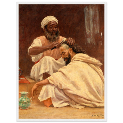 A Barber, Morocco - Aloysius O'Kelly Art Print (view 20)