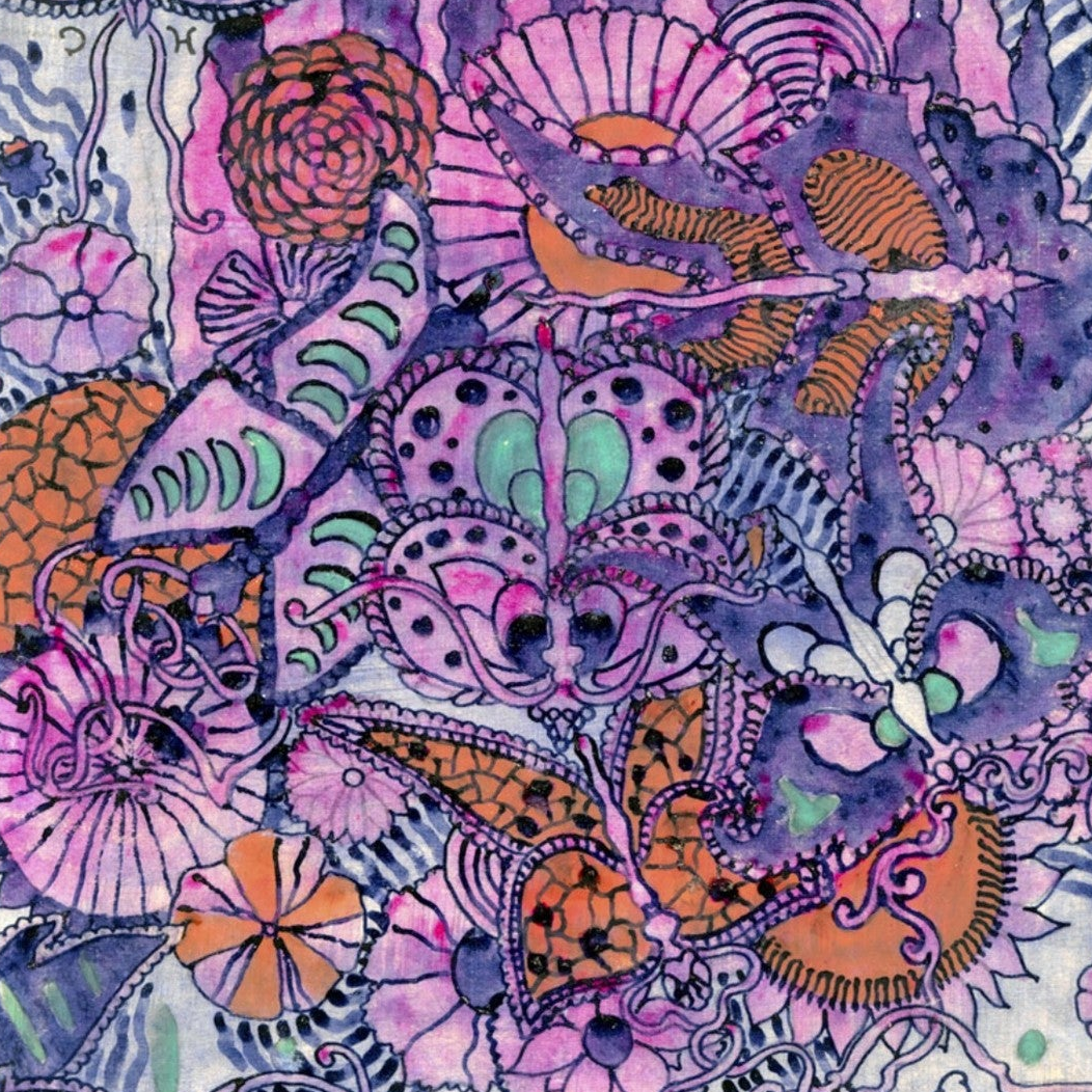 Harry Clarke Butterfly Print | Sefton Fabrics Belfast 1918